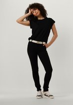 Minus Leti Tee Tops & T-shirts Dames - Shirt - Zwart - Maat XL
