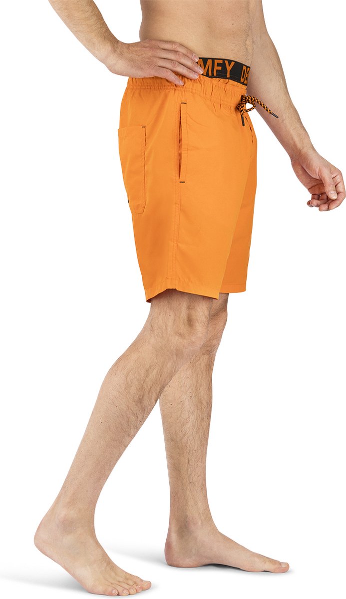 DENIMFY Heren Short DFNeo bequem Oranje 4XL Volwassenen Zwembroek Zwemshort — afbeelding 4