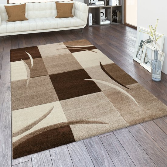 KidsDepot Vloerkleed Otis Bruin Ovaal 125 x 80 cm | My Little Carpet
