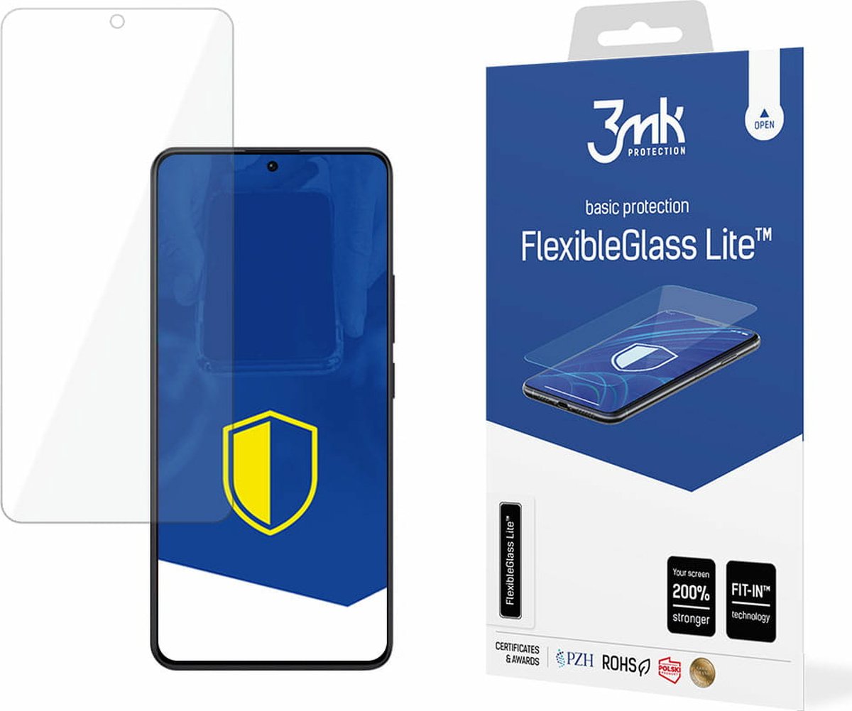 Hybride glas voor Redmi Note 13 Pro 5G - 3mk FlexibleGlass Lite