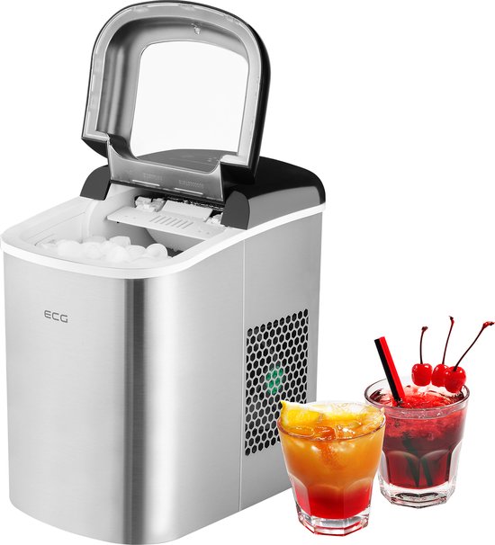ECG ICM 1253 Iceman - IJsblokjesmachine - 12 kg ijs per dag - Compact en draagbaar - Roestvrijstalen van ECG — afbeelding 5