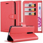 Cadorabo Hoesje geschikt voor Xiaomi Mi 9T / Mi 9T PRO / RedMi K20 / RedMi K20 PRO in KARMIJN ROOD - Beschermhoes met magnetische sluiting, standfunctie en kaartvakje Book Case Cover Etui