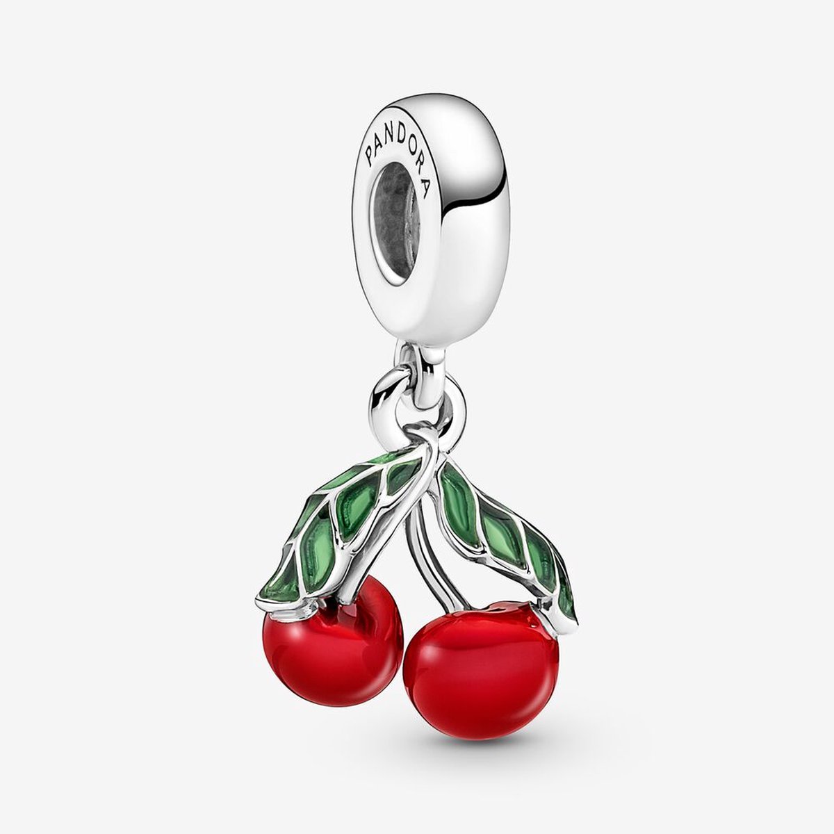 Pandora- Asymmetrical Cherry Fruit Dangle Charm - 791583C01