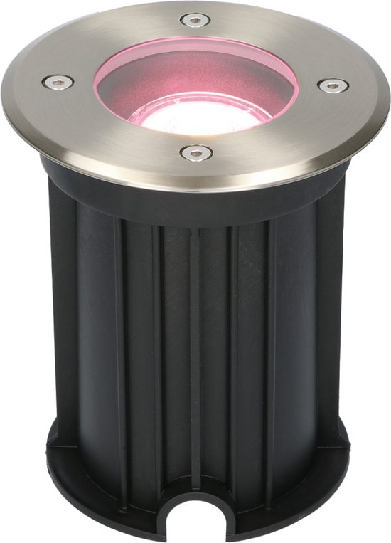 3x Smart LED Grondspot – Vierkant – RVS – RGBWW – 5 Watt – IP65 straal waterdicht – 2 jaar garantie