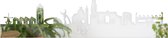 Skyline Oss Spiegel - 120 cm - Woondecoratie - Wanddecoratie - Meer steden beschikbaar - Woonkamer idee - City Art - Steden kunst - Cadeau voor hem - Cadeau voor haar - Jubileum - Trouwerij - WoodWideCities