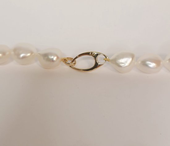 Zoetwaterparel ketting 'Classic Pearls' - echte parels - Gold filled - Jewels by KC