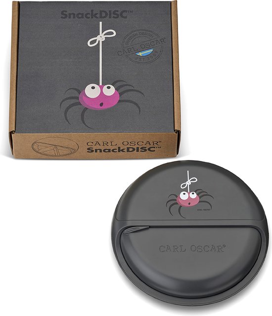 Carl Oscar SnackDISC, boîte à goûter ou à bonbons pour enfants avec compartiments rotatifs