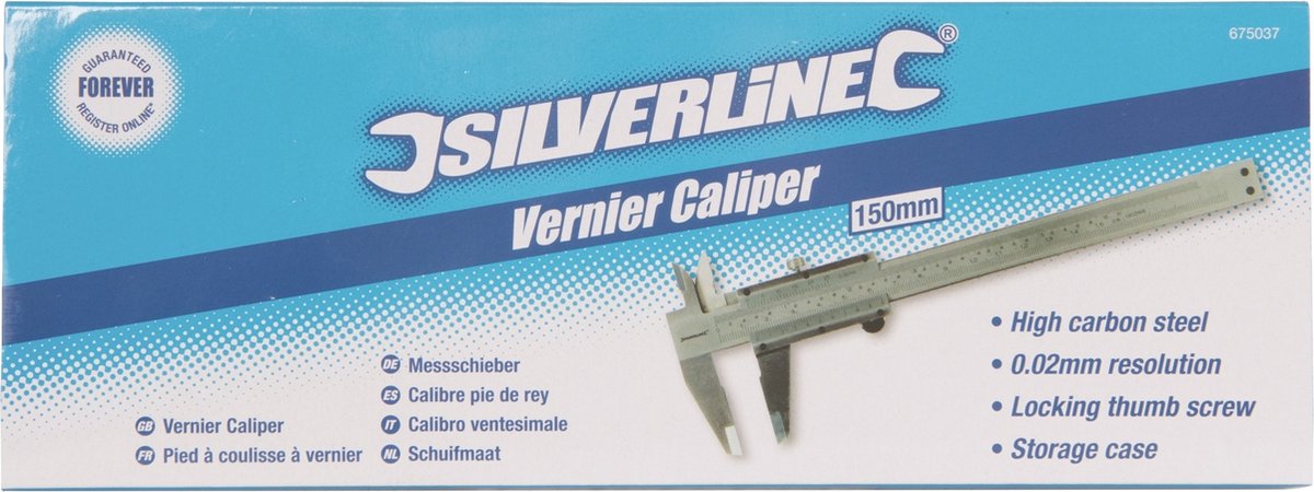 Silverline Calibro ventesimale digitale 150 mm