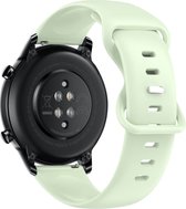 Bandje Geschikt voor Honor Magic Watch 2 42mm zachte siliconen Bleekgroen