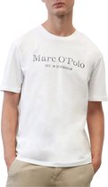 Marc O'Polo - T-Shirt Logo Wit - Heren - Maat XXL - Regular-fit