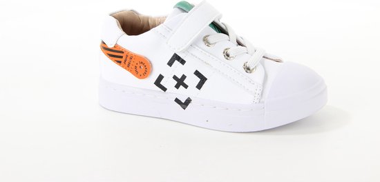 Shoesme SH21S012-C jongens klittenbandschoenen wit