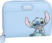 Stitch Disney - Blauwe Portemonnee met Kleine Rits, voor Dames, 11x8 cm