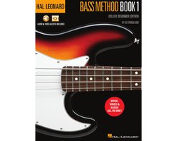 Hal Leonard Bass Method Book 1 - Deluxe Beginner Edition with Access to Audio Examples and Video Lessons Online by Ed Friedland