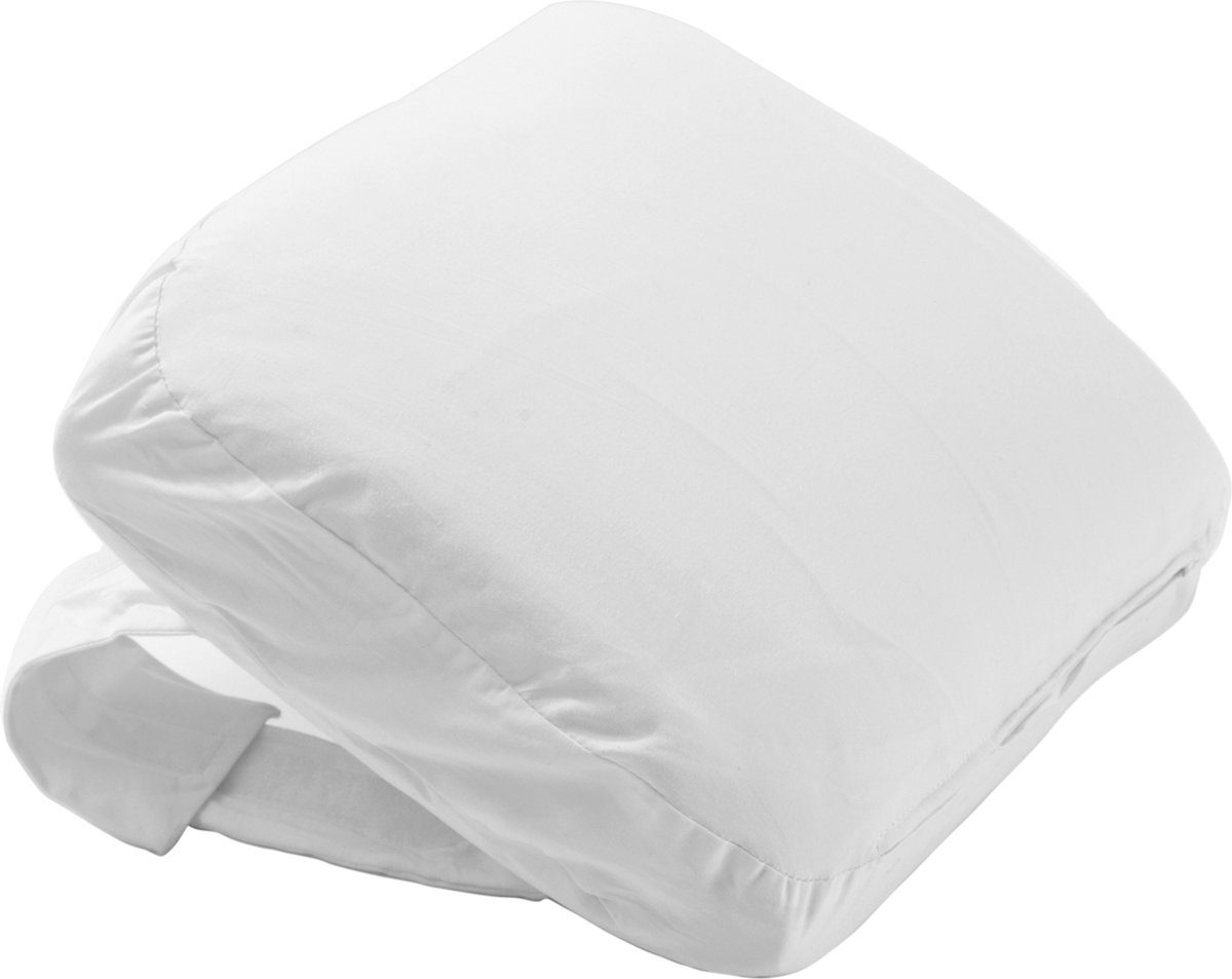 Knee Pillow met sloop wit - large