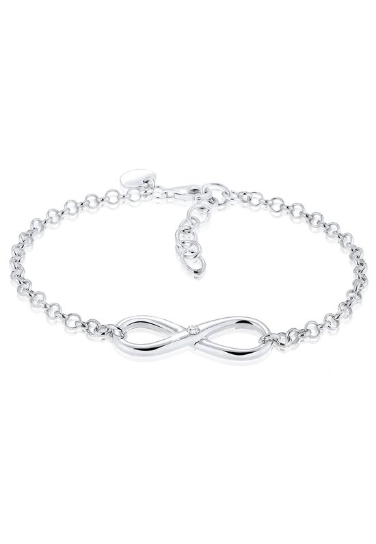 Elli Bracelet femme Infinity avec des cristaux de zircone en argent sterling 925