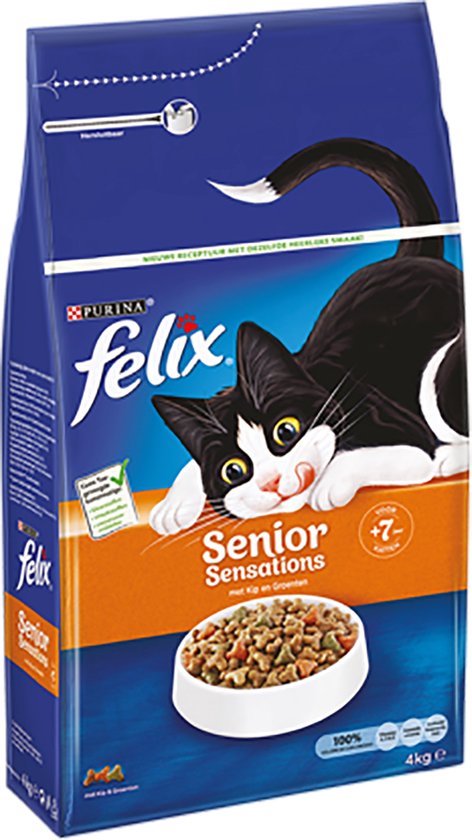 coupon leven Verenigde Staten van Amerika Felix Droog Senior Sensations - Katten droogvoer - 4kg | bol.com
