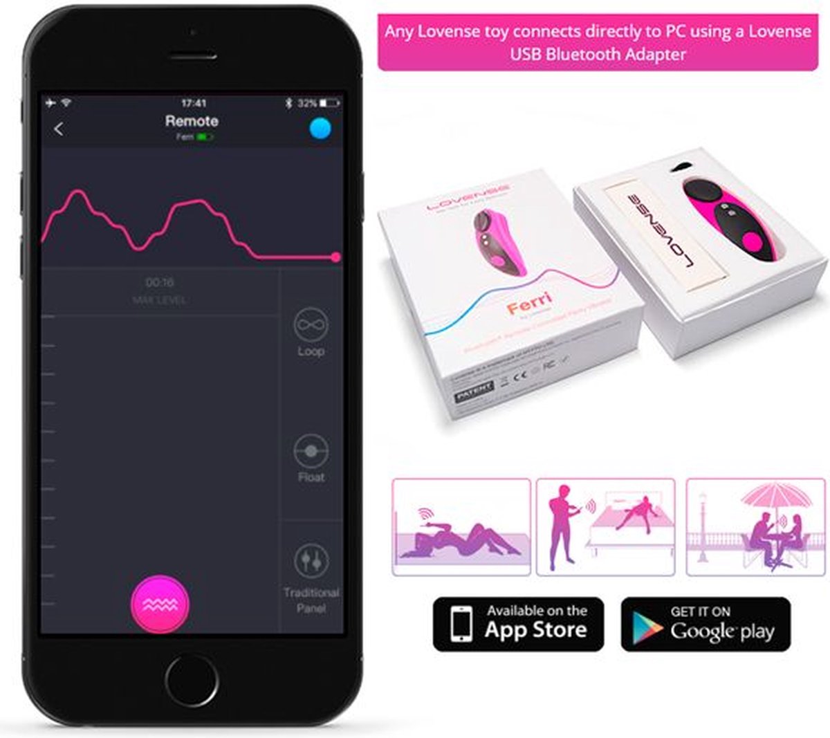 Ferri Panty Vibrator App Controlled | bol