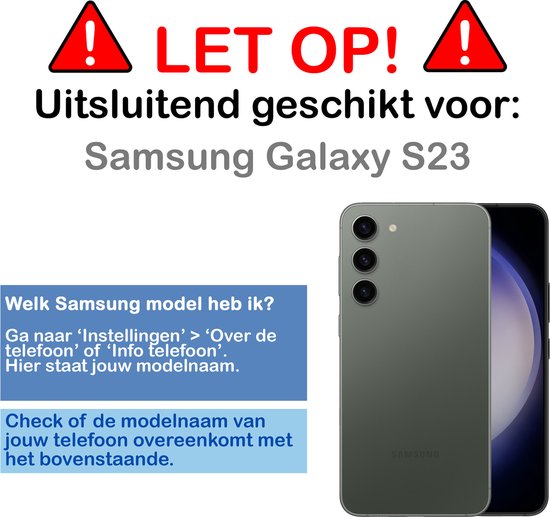 Protecteur d'écran en Glas Tempered Glass Samsung S23 - Verre trempé pour Samsung Galaxy S23 - PACK DE 2