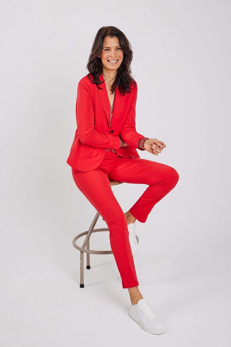 DIDI Dames Travel blazer Motion in Poppy Red maat 48