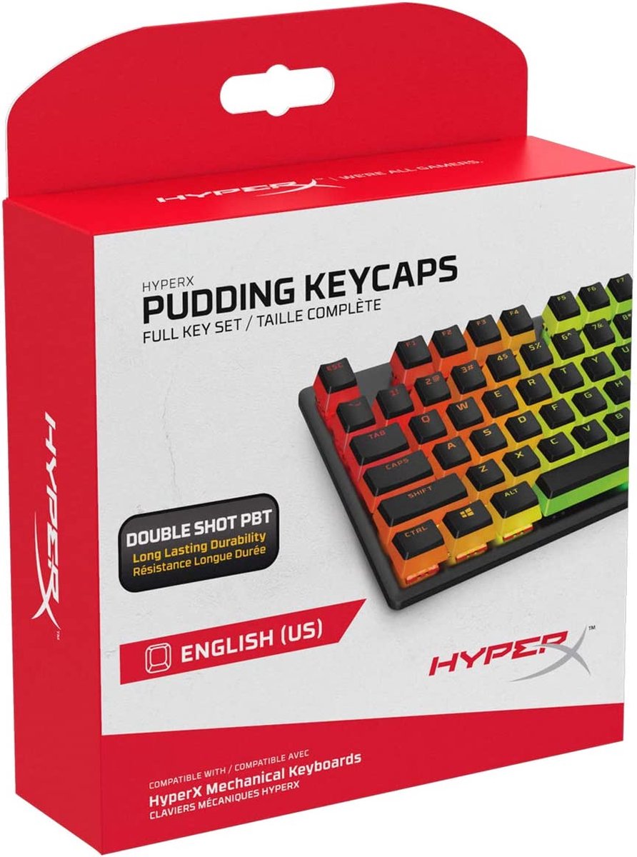 HyperX Pudding keycap set - keycaps - gaming toetsenbord