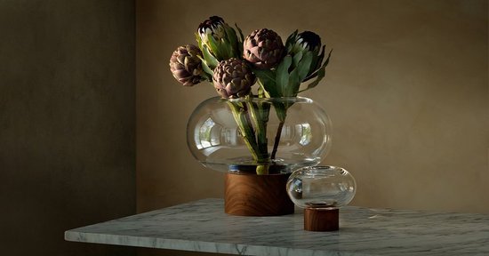 Vase oblat LSA 35 cm