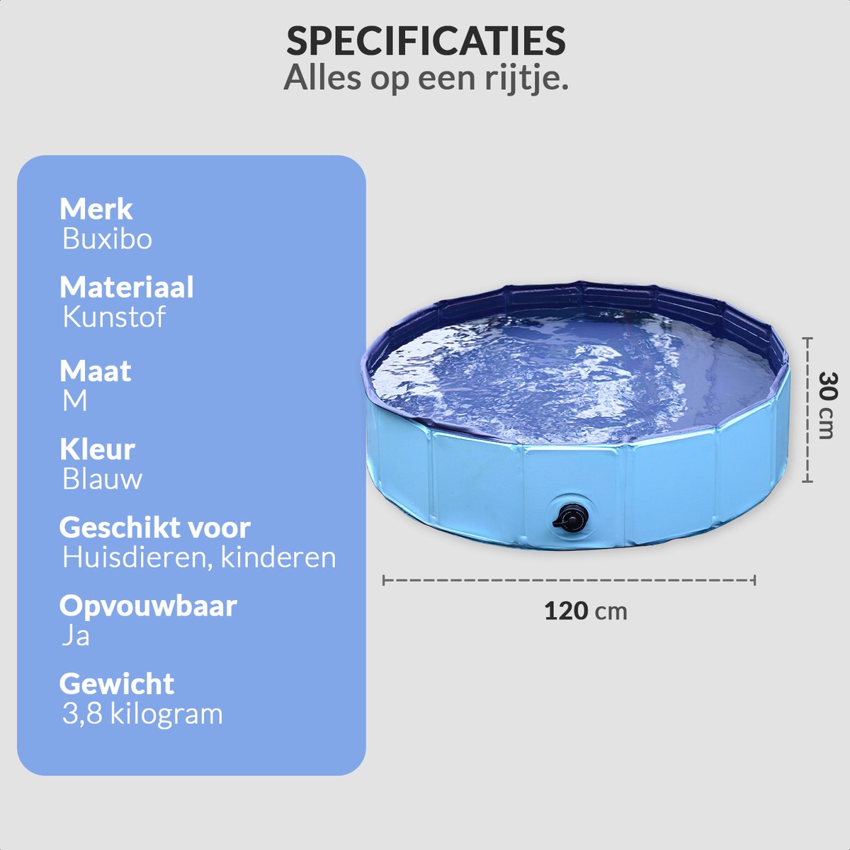 Hondenzwembad Voor Grote En Kleine Honden, 80 Cm, 120 Cm, 160 Cm Opvouwbare Hondenbadje Kinderzwembad Hondenbad Met Pvc Antislip Voor Hond Kat En Kinderen
