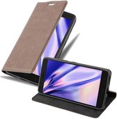 Étui Cadorabo pour Lenovo K6 NOTE en COFFEE BROWN - Pochette de protection avec fermeture magnétique
