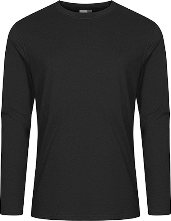 Charcoal t-shirt lange mouwen merk Promodoro maat 4XL