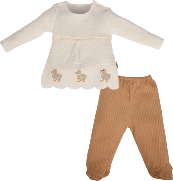 Baby Meisje Kleding lange mouw outfit set - Baby Cadeau, 0-6 maanden, baby blouse top en broek 2-delig trainingspak, peuter kostuums
