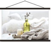 Porte-affiche avec affiche - Affiche scolaire - Décoration - Pull - Nature morte - 120x80 cm - Lattes noires