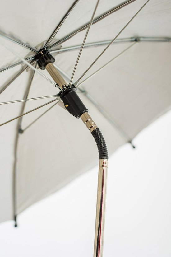 UV-Fashions - Universele UV-parasol voor kinderwagens - Beige - maat Onesize
