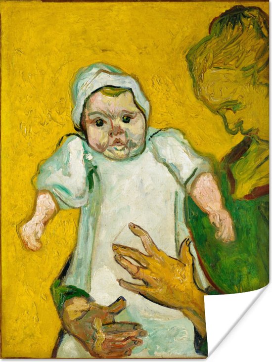 Madame Roulin en haar baby - Schilderij van Vincent van Gogh Poster 120x160  cm - Foto... | bol.com