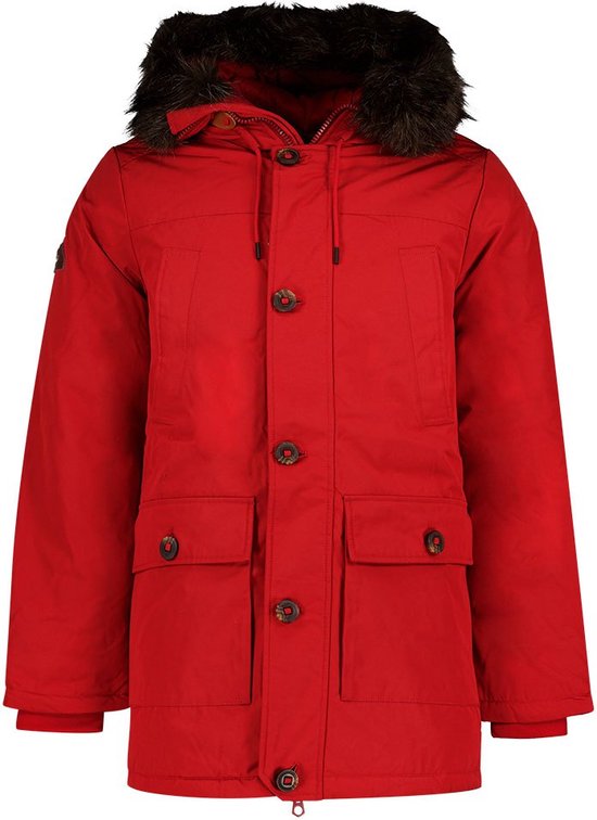 SUPERDRY New Rookie Down Parka Mannen Rood - Maat L