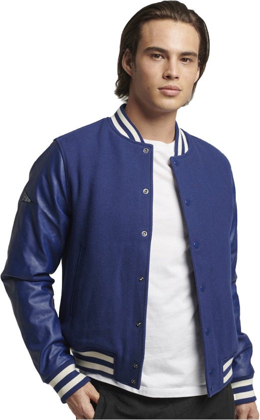 Superdry Vintage Varsity Bomber Jasje Blauw L Man