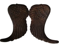 Deco4yourhome® - Vleugels - Wings - Muurdecoratie - Goud - Gold