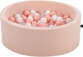 Ballenbak babys - Roze - 150 ballen in de kleuren Wit, Roze en Transparant - Ballenbak baby - Ballenbakken - Ballenbak baby