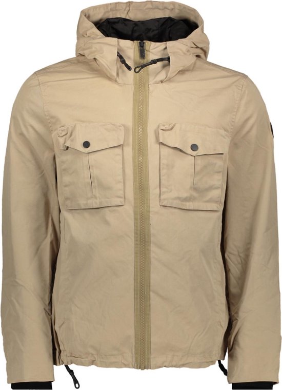 NO-EXCESS Manteau Veste Coupe Courte À Capuche 19630209 015 Sable Homme Taille - XL