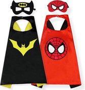 Batman & Spiderman Cape - carnavalskleding - Superhelden - Carnavalskleding kinderen
