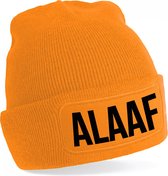Bellatio Decorations Alaaf muts - unisex - one size - Oranje - wintermuts