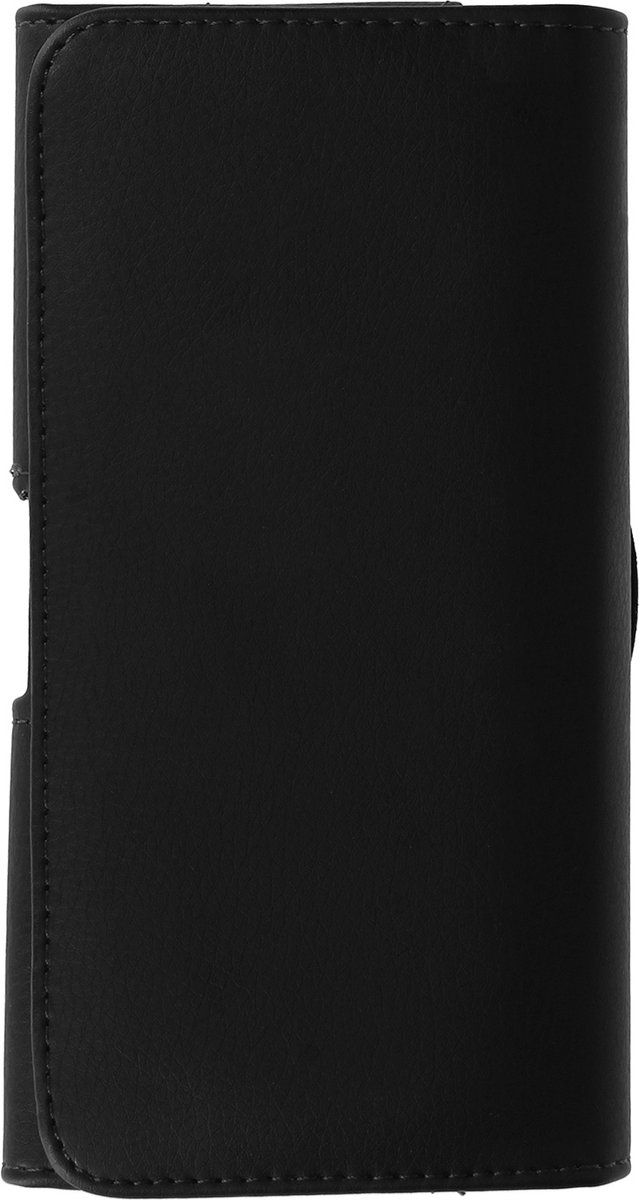 Universele telefoon riemtas Soft-Touch interieur Maat XXL Zwart