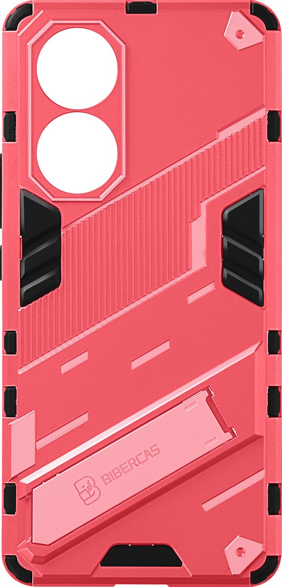Stijve behuizing bi-materiaal Geschikt voor Huawei Nova 9/ Honor 50 roze Bibercas