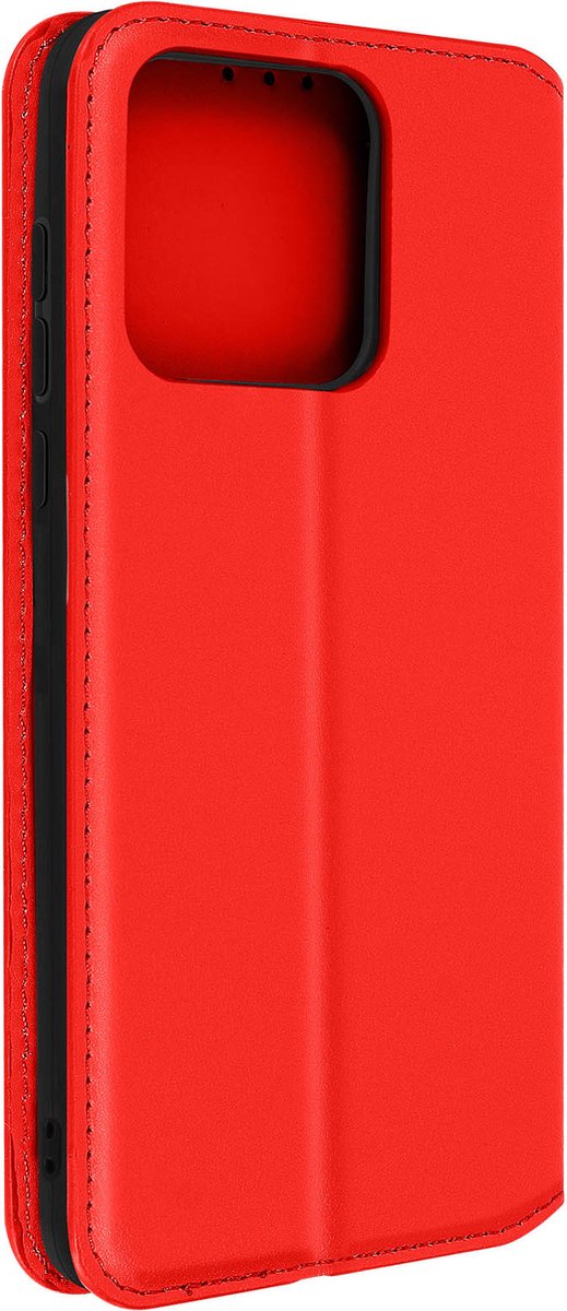 Hoes Geschikt voor Xiaomi Redmi 10C klep portefeuille, video standaard rood