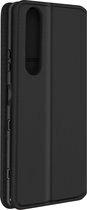 Hoes Geschikt voor Sony Xperia 1 III/1 IV klep portefeuille, video standaard zwart