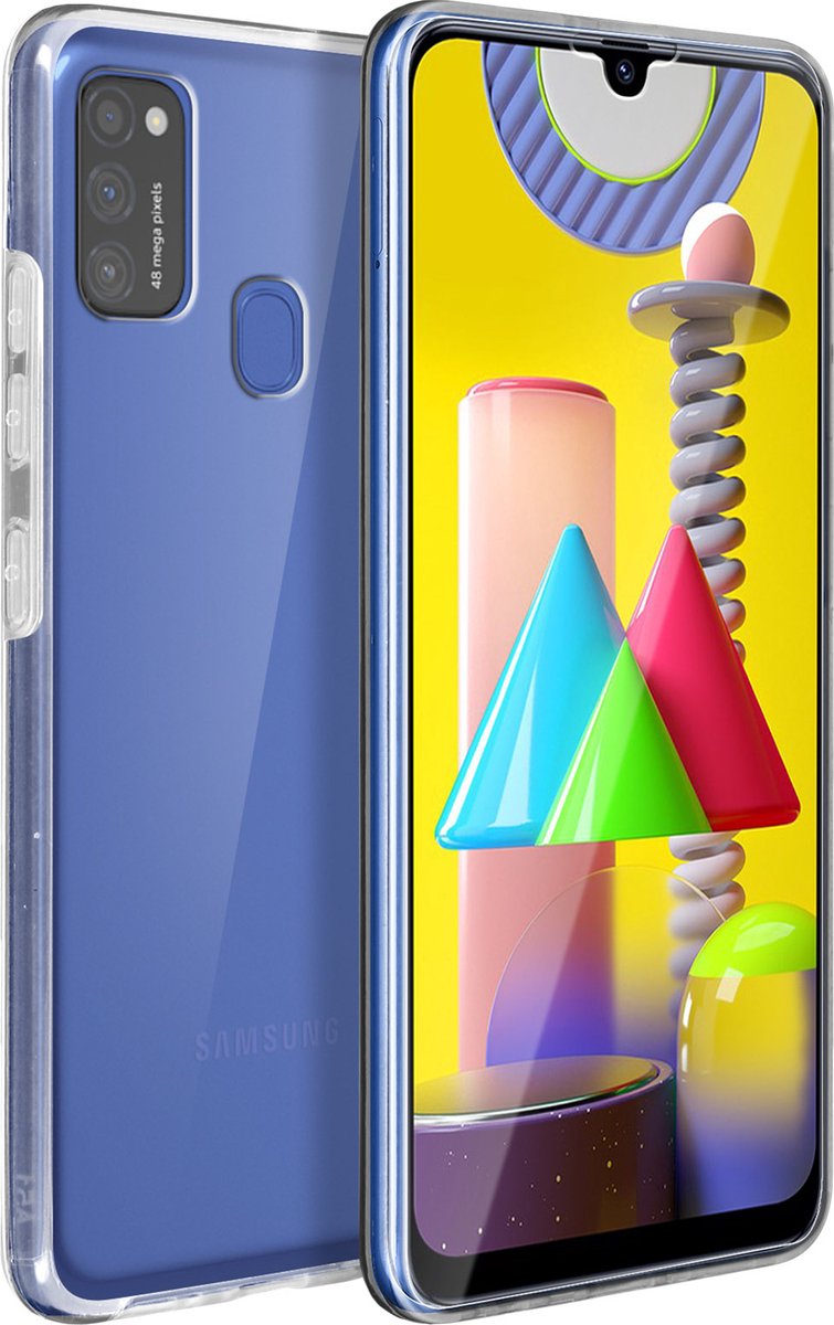 Integraal Hoesje Geschikt voor Samsung M21/M31/M30s met harde achterkant