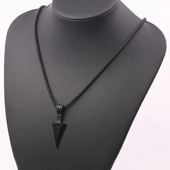 GTHIC Ketting van roestvrij staal Viking speerijzer hanger voor mannen