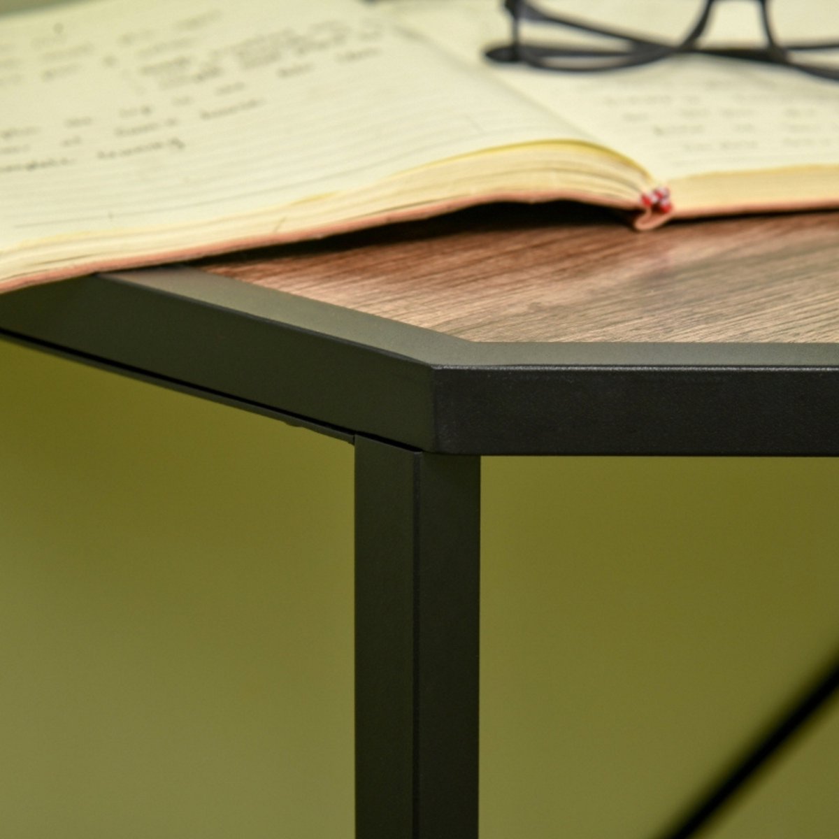 null Hoekbureau Compact Industrieel Bureau - afbeelding 4