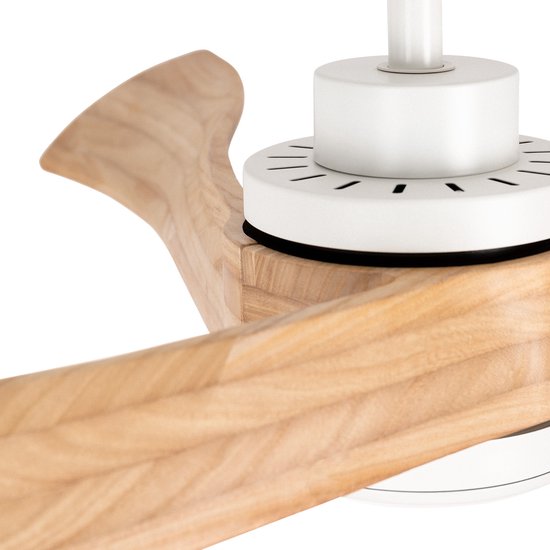 Freelight plafondventilator Storm - 1 lichts - 132 x 23 cm - zwart – vtwonen