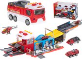 Brandweerwagen transporteur opvouwbaar parkeerterrein brandweer + toebehoren