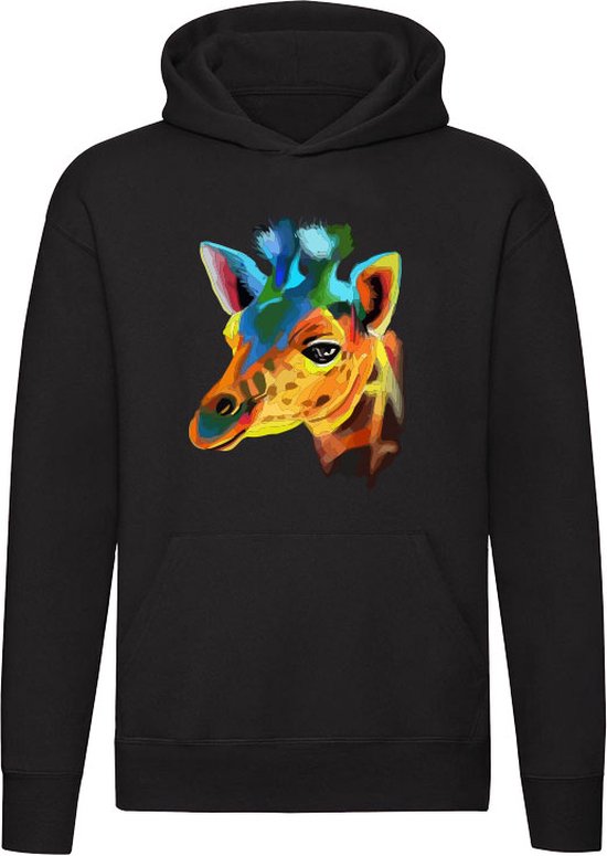 Girafe | animal | Peinture | peintre | zoo | Afrique | Unisexe | Pull | Hoodie | Sweat | Capuche