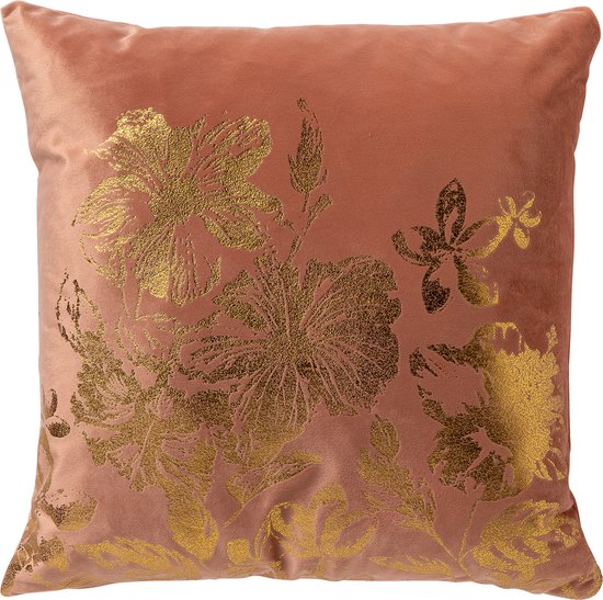 Dutch Decor LILY - Kussenhoes 45x45 cm Muted Clay - roze - met rits